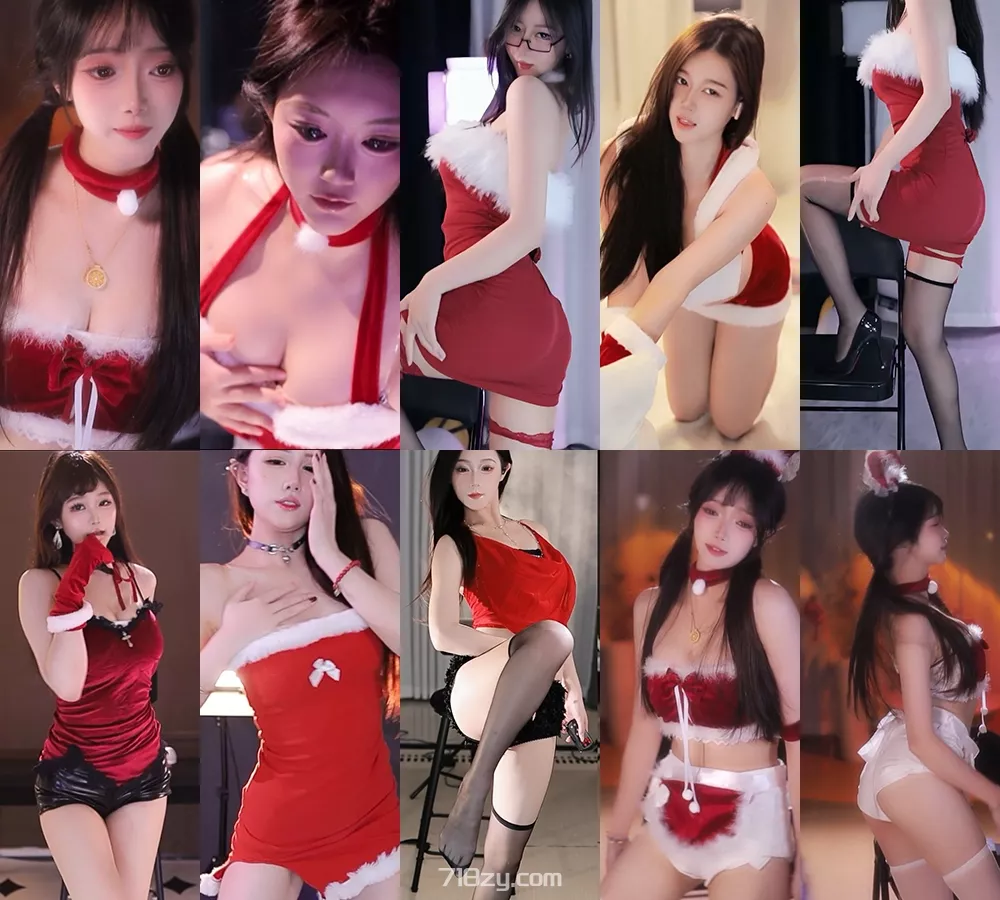 [主播]虎牙直播圣诞夜主题比赛合集[29V/4.91G]-豆舞